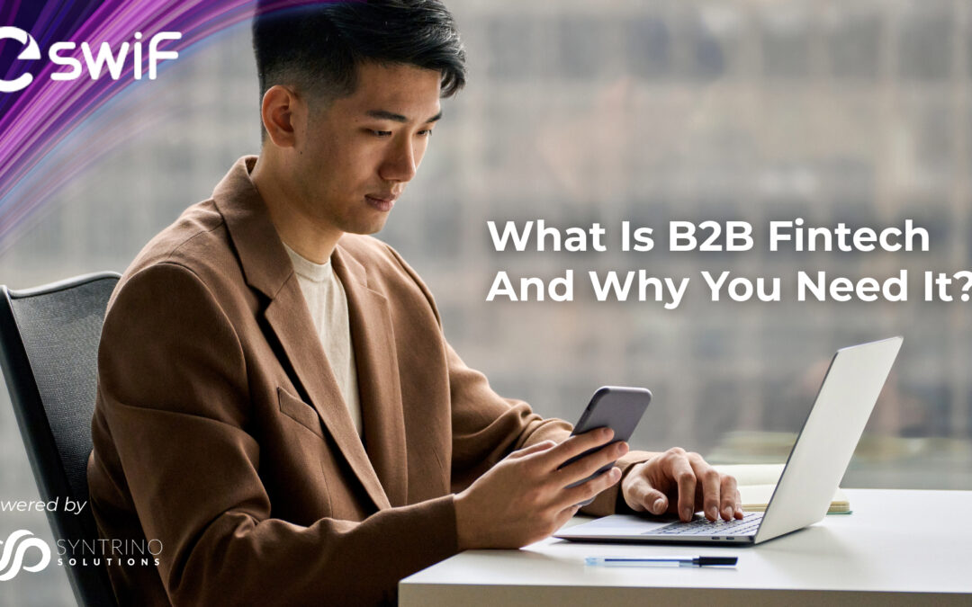 What Is B2B Fintech And Why You Need It?